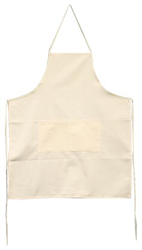 Canvas Apron w Pockets 29x32in | Natural