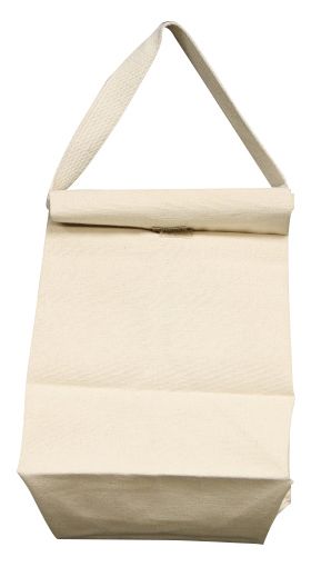 Canvas Lunch Bag 11x10x5in | Natural