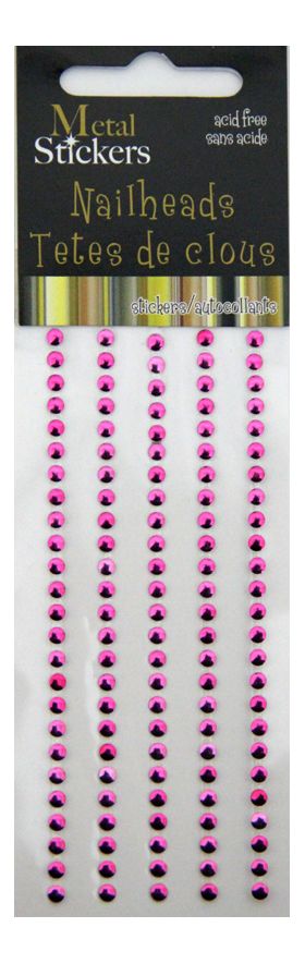 Nailheads 3mm Hot Pink