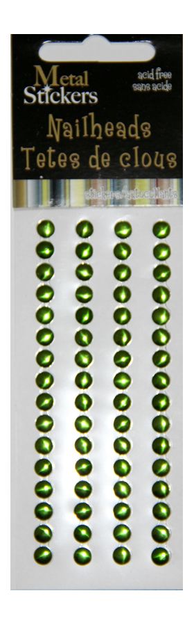 Nailheads 5mm Apple Green