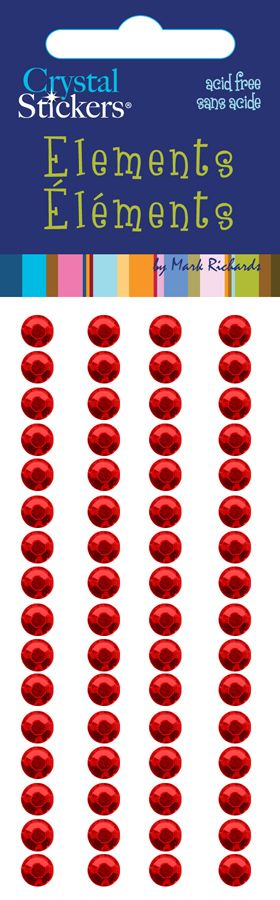 Rhinestones 5mm Red