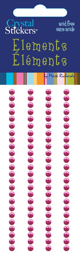 Rhinestones 3mm Hot Pink