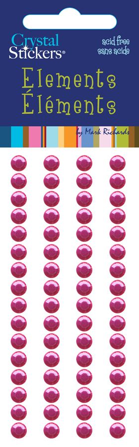 Rhinestones 5mm Hot Pink