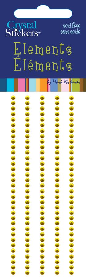 Rhinestones 2mm Yellow