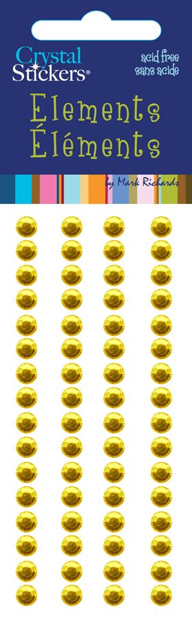 Rhinestones 5mm Yellow