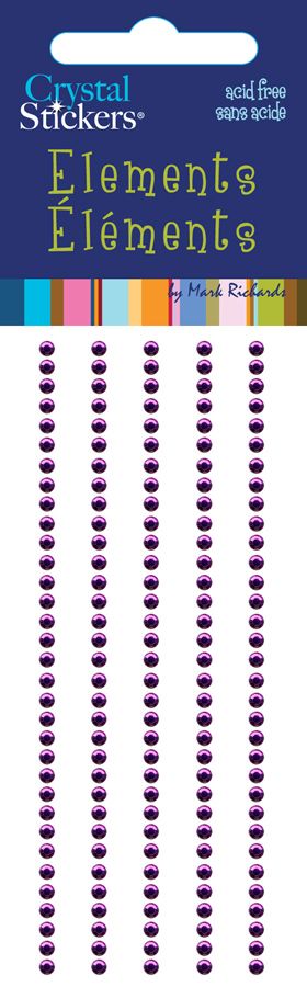 Rhinestones 2mm Purple