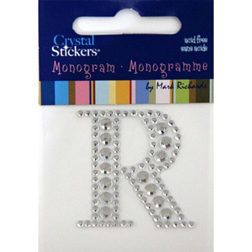 Closeouts :: Crystal Stickers :: Monograms :: Rhinestone Monogram ...
