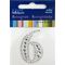 Rhinestone Monogram Clear 6