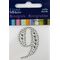 Rhinestone Monogram Clear 9
