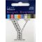 Rhinestone Monogram Clear Y