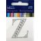Rhinestone Monogram Clear Z