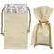 Canvas Gift Bag w Jute Ties 6x11in | Natural