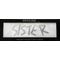 Rhinestone Applique Word Sister | 2x4.75in | Clear