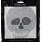 Rhinestone Applique Halloween Skull | 5x5in
