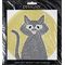 Rhinestone Applique Halloween Cat & Full Moon | 5x5in