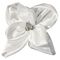 Fluerettes Satin Flower w Rhinestones White