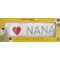 Neon Rhinestone Applique I Love Nana | Pink & Clear