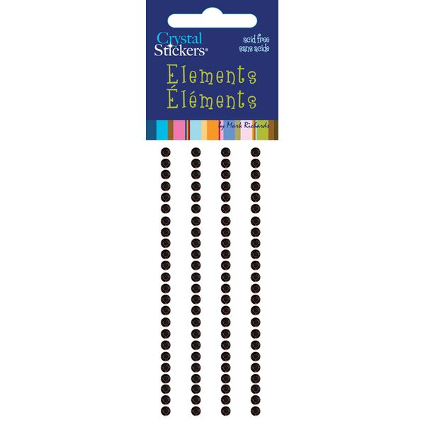 Rhinestones 3mm Black