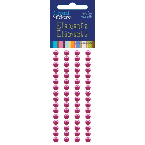 Rhinestones 5mm Hot Pink