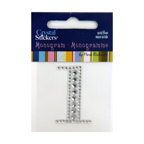 Rhinestone Monogram Clear 1