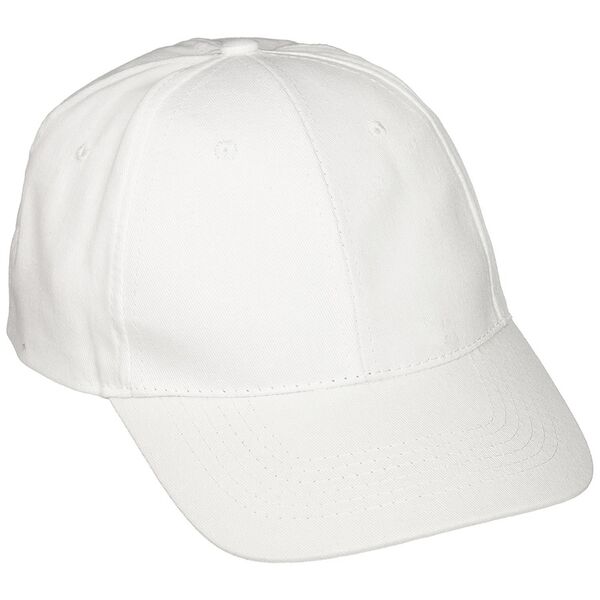 Canvas Baseball Cap | White