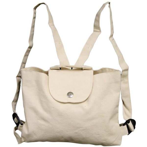 Child Canvas Backpack 10x9x1in | Natural