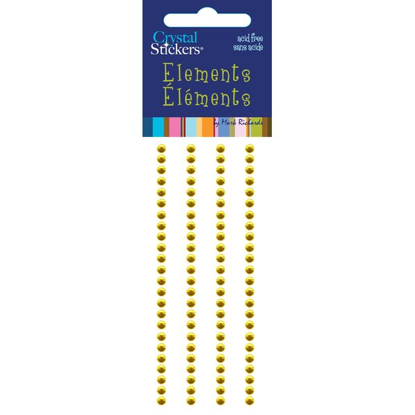 Rhinestones 3mm Yellow