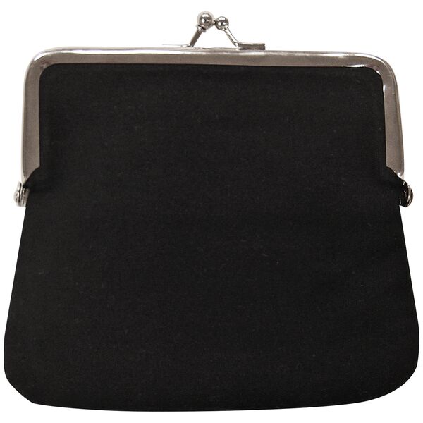 Canvas Coin Purse 6x4.5in | Black