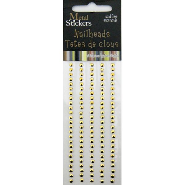Nailheads 3mm Gold