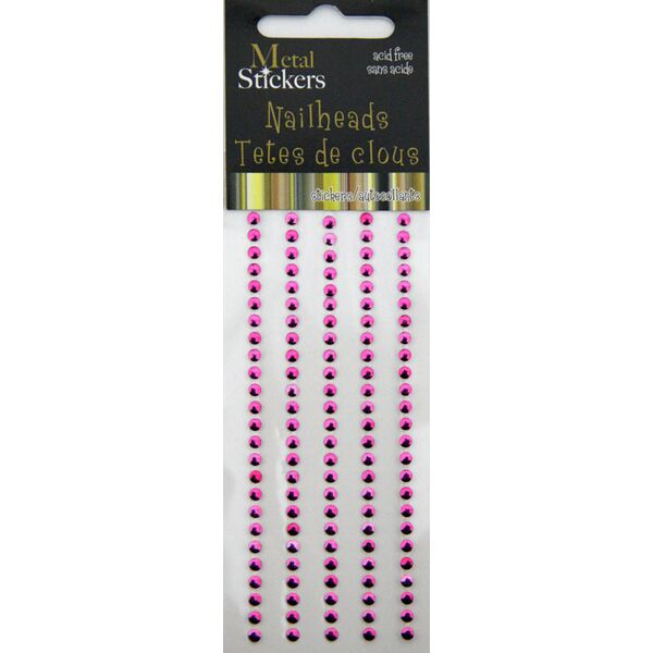 Nailheads 3mm Hot Pink