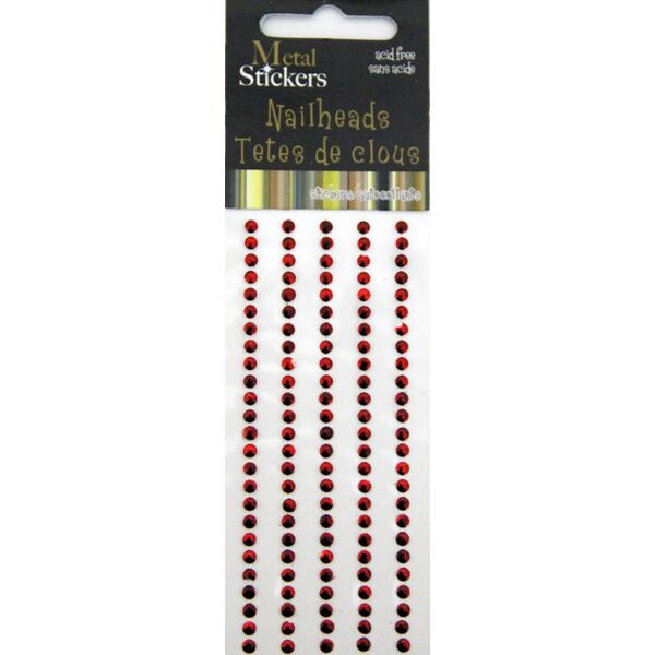Nailheads 3mm Cranberry