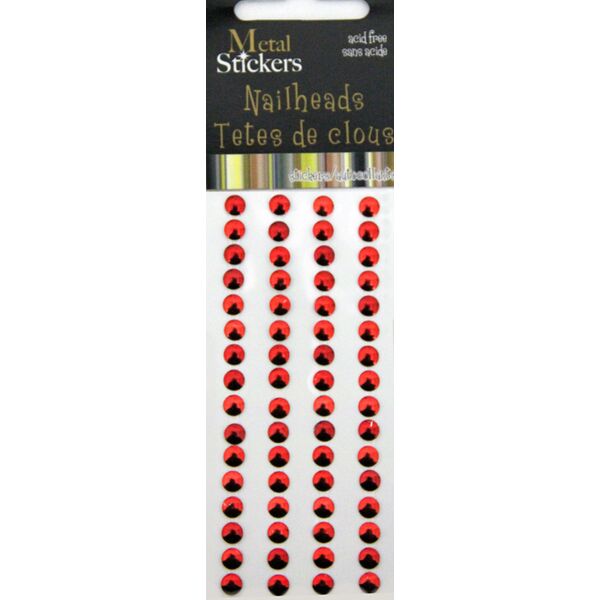 Nailheads 5mm Cranberry