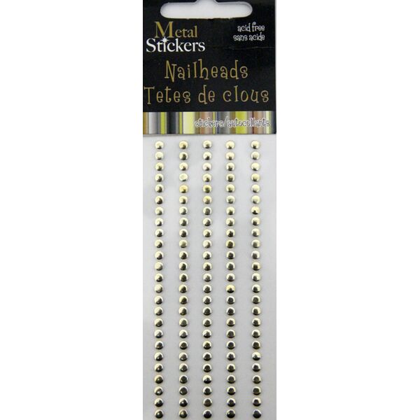Nailheads 3mm Light Gold