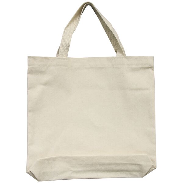 Canvas Tote 13.5x13.5x2in | Natural