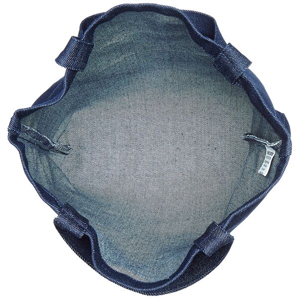 Canvas Tote 13.5x13.5x2in | Indigo Denim