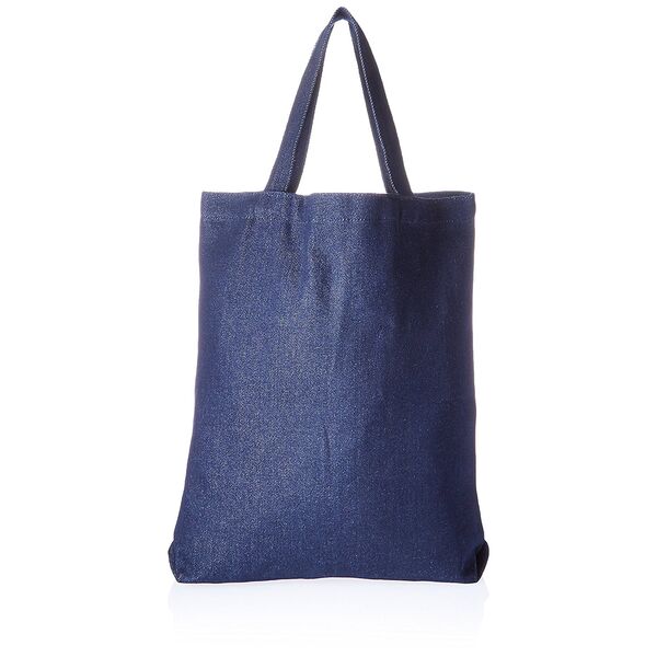 Canvas Tote 13.5x13.5x2in | Indigo Denim