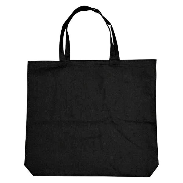 Canvas Tote 18x16x3in | Black