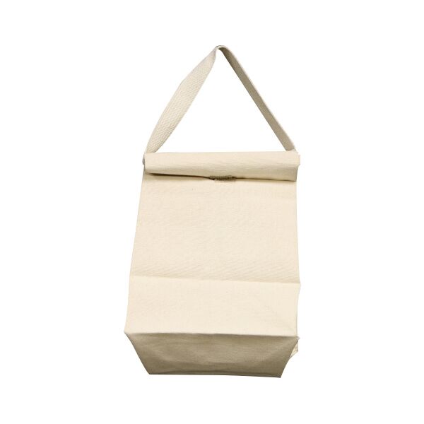 Canvas Lunch Bag 11x10x5in | Natural