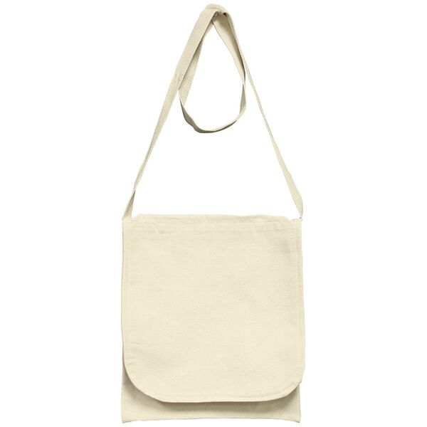 Canvas Book Bag 10.5x12in | Natural