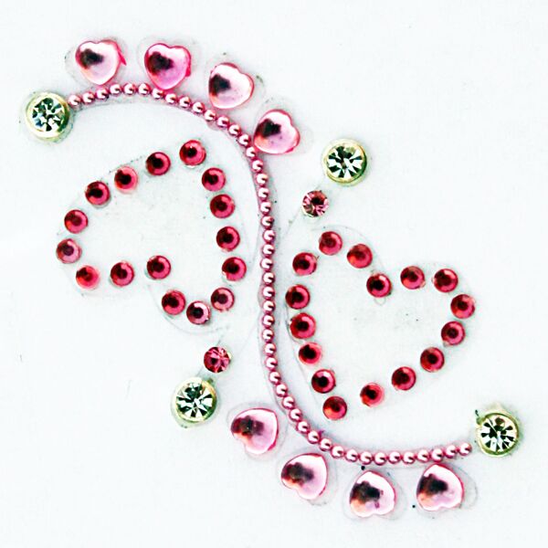 Jewelry 2 Pink Hearts Swirl