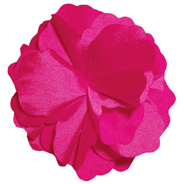 Fluerettes Basic Satin Flower Hot Pink