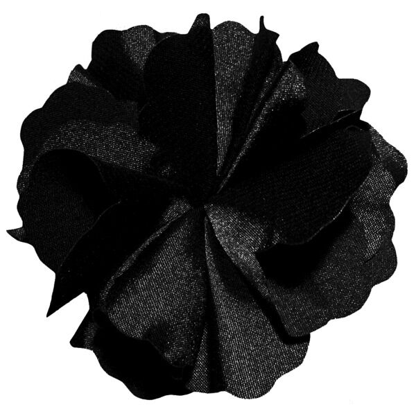 Fluerettes Basic Satin Flower Black