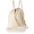 Closed Canvas Drawstring Backpack